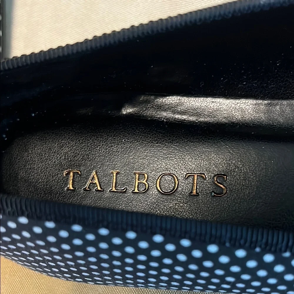 Talbots Black and White Polka Dot Flats - Picture 8 of 8